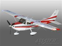 Art-Tech Cessna 182 500CL, 1300mm 2,4Ghz (Red RTF Version) EPO [AT21271]